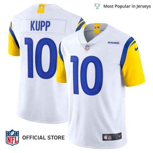 NFL Jersey Men’s Los Angeles Rams Cooper Kupp Jersey White Alternate Vapor Limited Jersey