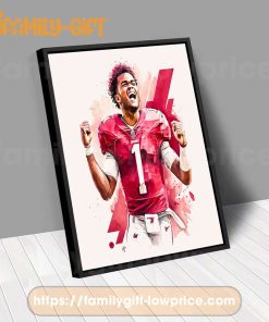 Watercolor Poster Kyler Murray Cardinals Wall Decor Posters - Premium Poster for Room