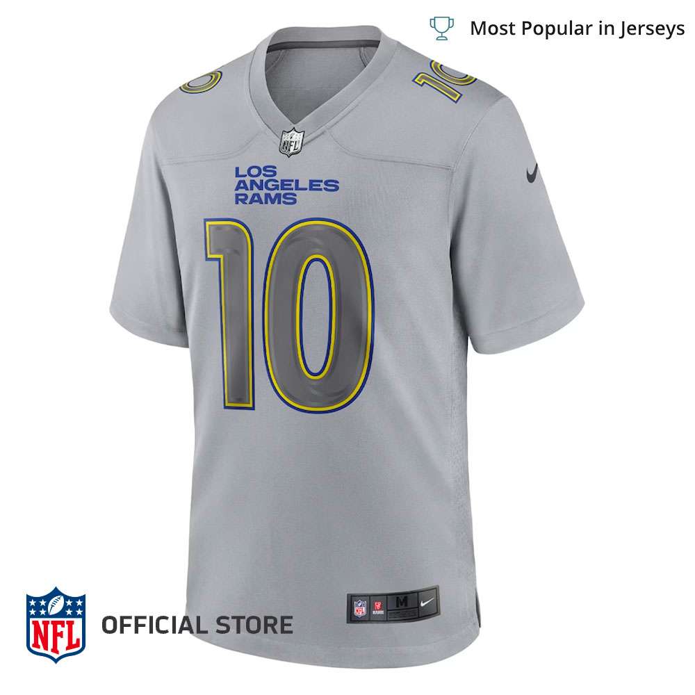 NFL Jersey Men's Los Angeles Rams Cooper Kupp Jersey Gray