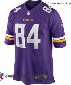 NFL Jersey Men’s Minnesota Vikings Randy Moss Jersey Purple Game Retired Player Jersey