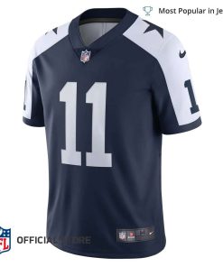 Men's Dallas Cowboys Micah Parsons Nike White Alternate 2 Vapor Limited  Jersey