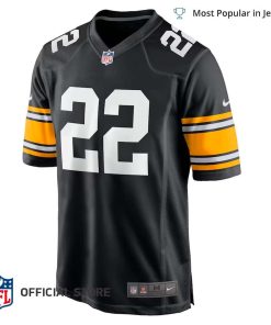 NFL Jersey Men’s Pittsburgh Steelers Najee Harris Jersey Black Home Player Game Jersey