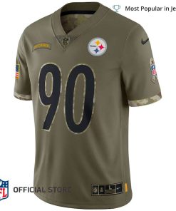 T.J. Watt Pittsburgh Steelers Nike RFLCTV Limited Jersey - Black