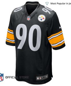 NFL Jersey Men's Pittsburgh Steelers TJ Watt Jersey Black Game