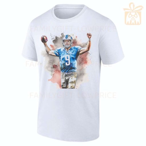 Personalized T Shirts Matthew Stafford Lions Best White NFL Shirt Custom Name and Number