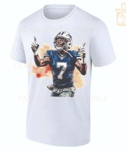 Personalized T Shirts Trevon Diggs Cowboys Best White NFL Shirt Custom Name and Number