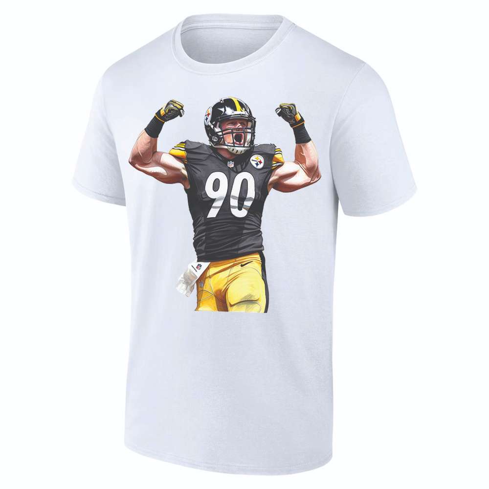 TJ Watt Shirt Digital Art Pittsburgh Steelers Gift - Personalized