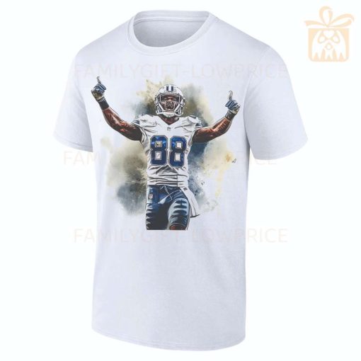 Personalized T Shirts Dez Bryant Cowboys Best White NFL Shirt Custom Name and Number