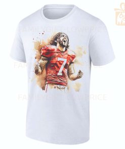 Personalized T Shirts Colin Kaepernick 49ers Best White NFL Shirt Custom Name and Number