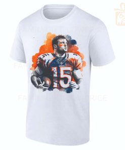 Personalized T Shirts Tim Tebow Broncos Best White NFL Shirt Custom Name and Number