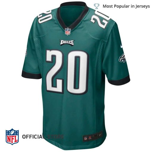 NFL Jersey Men’s Philadelphia Eagles Brian Dawkins Jersey Midnight Green Game Retired Player Jersey