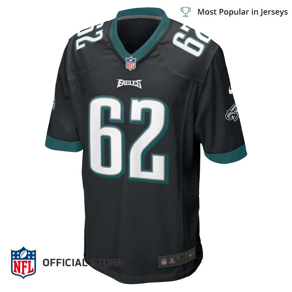 Philadelphia Eagles Jalen Hurts Nike Black Super Bowl LVII Game Jersey  Sz:S-3XL