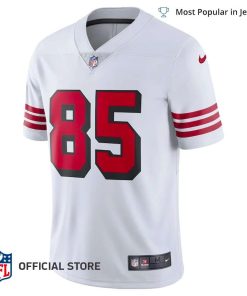 NFL Jersey Men’s San Francisco 49ers George Kittle Jersey White Color Rush Vapor Limited Jersey