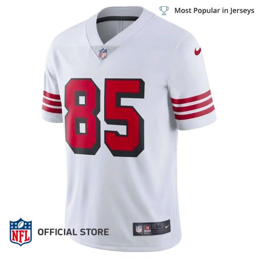 NFL Jersey Men’s San Francisco 49ers George Kittle Jersey White Color Rush Vapor Limited Jersey