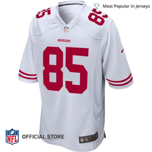 NFL Jersey Men’s San Francisco 49ers George Kittle Jersey White Game Jersey