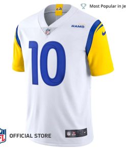 NFL Jersey Men’s Los Angeles Rams Cooper Kupp Jersey White Alternate Vapor Limited Jersey