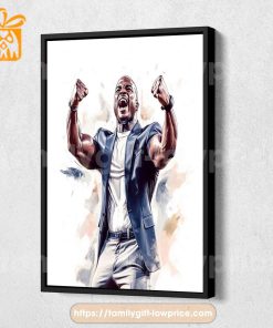 Watercolor Poster Adrian Peterson Georgia Southern Wall Decor Posters - Premium Poster for Room