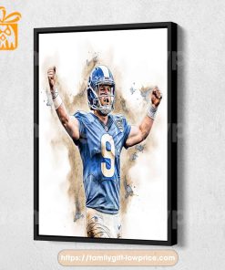 Watercolor Poster Matthew Stafford Rams Wall Decor Posters - Premium Poster for Room