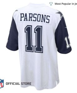 NFL Jersey Men’s Dallas Cowboys Parsons Jersey White Alternate Game Jersey