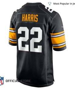 NFL Jersey Men’s Pittsburgh Steelers Najee Harris Jersey Black Home Player Game Jersey