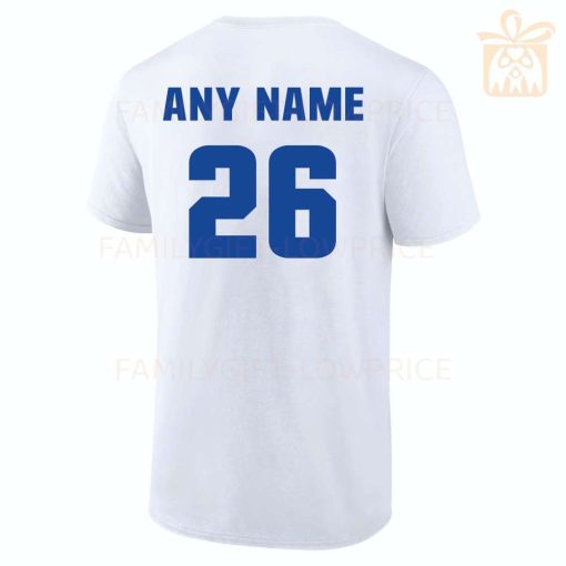 Personalized T Shirts Saquon Barkley Giants Best White NFL Shirt Custom Name and Number