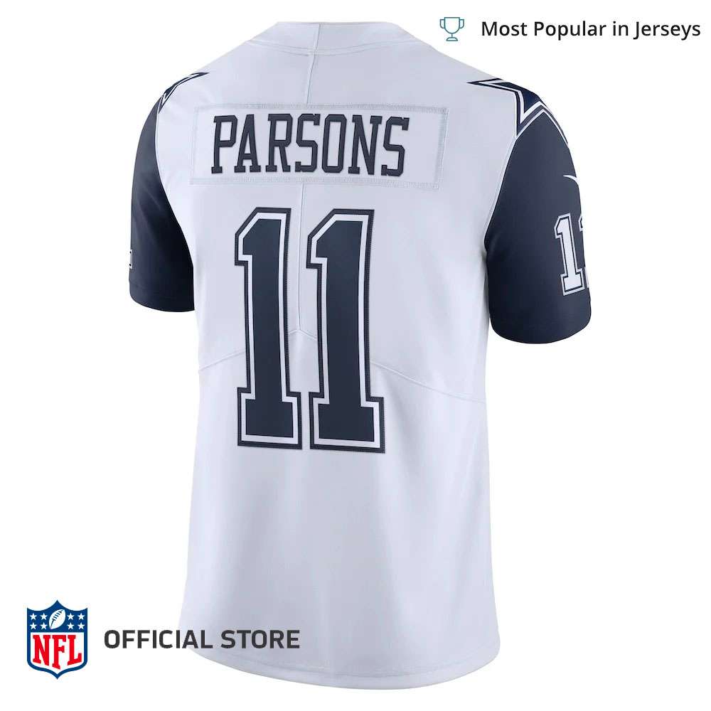 Men's Nike Micah Parsons Black Dallas Cowboys RFLCTV Limited Jersey