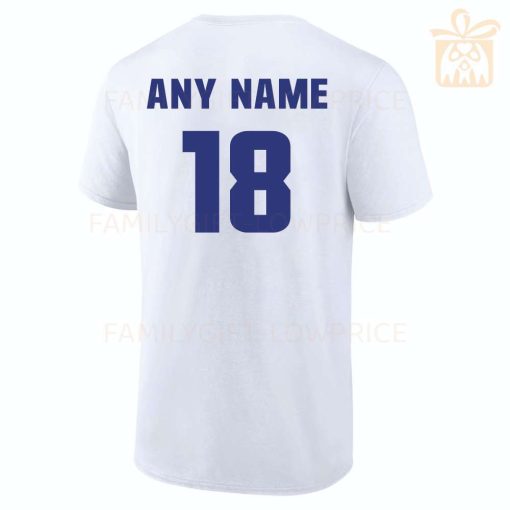 Personalized T Shirts Peyton Manning Colts Best White NFL Shirt Custom Name and Number