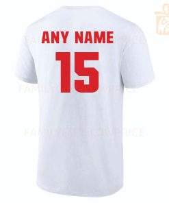 Personalized T Shirts Kansas Chiefs Patrick Mahomes Best White NFL Shirt Custom Name and Number
