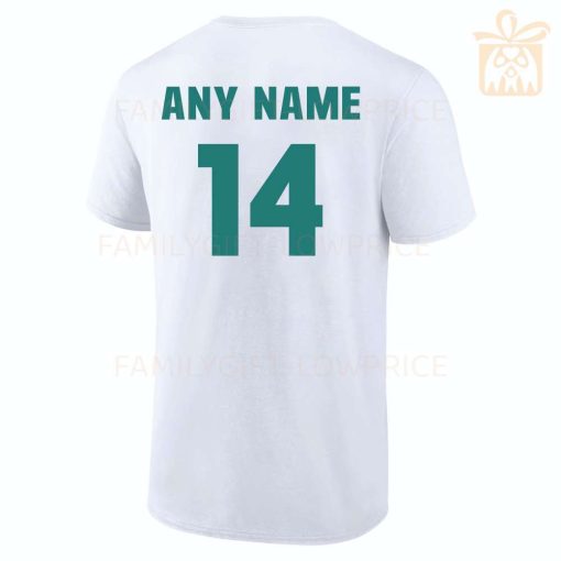 Personalized T Shirts Fitzmagic Miami Dolphins Best White NFL Shirt Custom Name and Number
