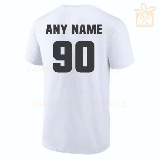 Personalized T Shirts T. J. Watt Steelers Best White NFL Shirt Custom Name and Number