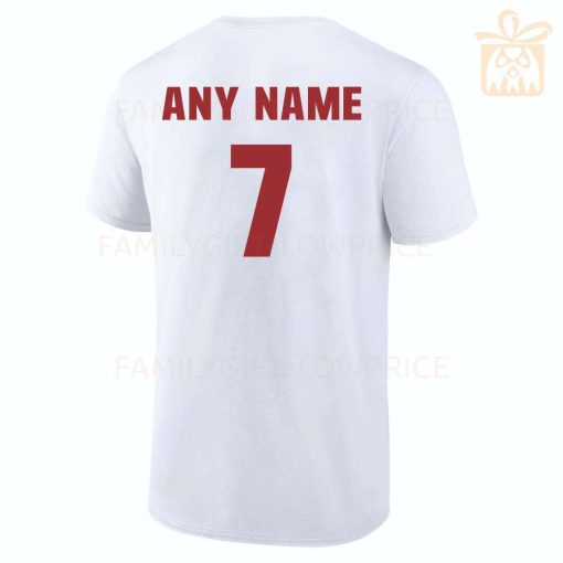 Personalized T Shirts Colin Kaepernick 49ers Best White NFL Shirt Custom Name and Number
