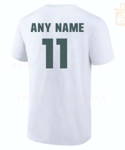 Personalized T Shirts Tim Tebow Eagles Best White NFL Shirt Custom Name and Number