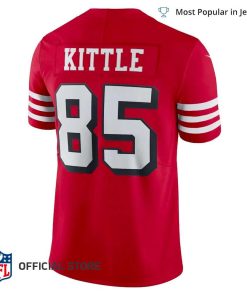 NFL Jersey Men’s San Francisco 49ers George Kittle Jersey Red Alternate Vapor Limited Player Jersey