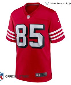 NFL Jersey Men’s San Francisco 49ers George Kittle Jersey Scarlet Alternate Game Jersey