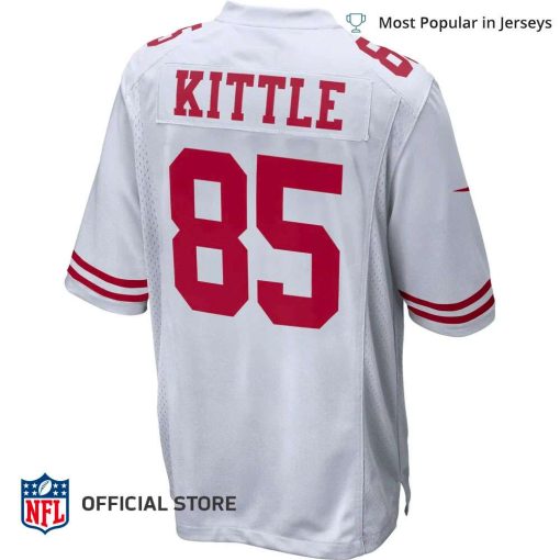 NFL Jersey Men’s San Francisco 49ers George Kittle Jersey White Game Jersey