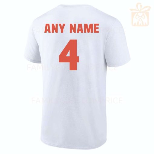 Personalized T Shirts Deshaun Watson Browns Best White NFL Shirt Custom Name and Number