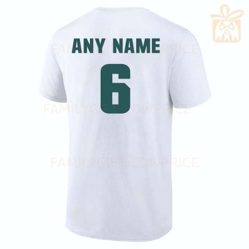 Personalized T Shirts Devonta Smith Eagles Best White NFL Shirt Custom Name and Number