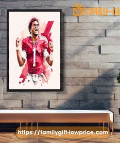 Watercolor Poster Kyler Murray Cardinals Wall Decor Posters - Premium Poster for Room