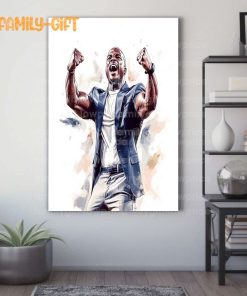 Watercolor Poster Adrian Peterson Georgia Southern Wall Decor Posters – Premium Poster for Room