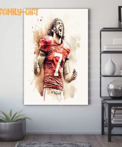 Watercolor Poster Colin Kaepernick 49ers Wall Decor Posters - Premium Poster for Room