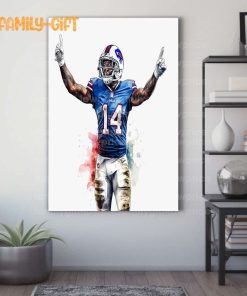 Watercolor Poster Diggs Buffalo Bills Wall Decor Posters – Premium Poster for Room