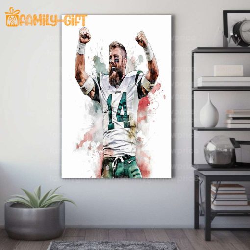 Watercolor Poster Ryan Fitzpatrick”Fitzmagic” Wall Decor Posters – Premium Poster for Room