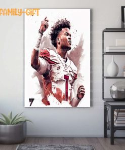 Watercolor Poster Kyle Murray Arizona Cardinals Wall Decor Posters – Premium Poster for Room