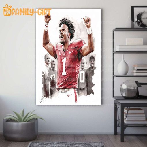 Watercolor Poster Kyler Murray Oklahoma Wall Decor Posters – Premium Poster for Room