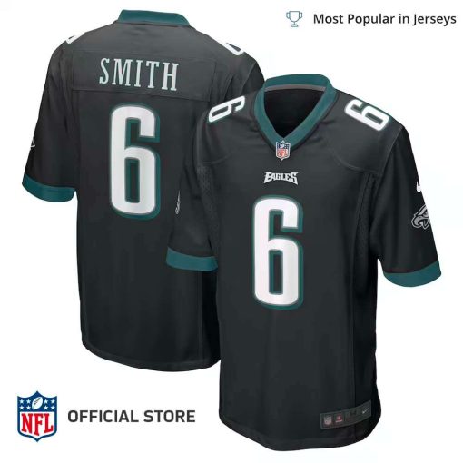 NFL Jersey Men’s Philadelphia Eagles Devonta Smith Jersey Black Game Jersey