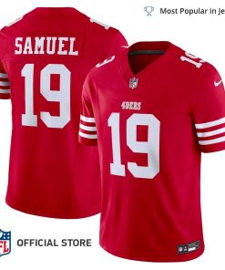 NFL Jersey Men’s San Francisco 49ers Deebo Samuel Jersey Scarlet Vapor F.U.S.E. Limited Jersey