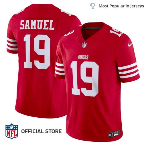 NFL Jersey Men’s San Francisco 49ers Deebo Samuel Jersey Scarlet Vapor F.U.S.E. Limited Jersey