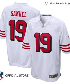 NFL Jersey Men’s San Francisco 49ers Deebo Samuel Jersey White Alternate Game Jersey