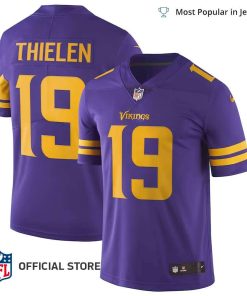 NFL Jersey Men’s Minnesota Vikings Adam Thielen Jersey Purple Vapor Untouchable Color Rush Limited Player Jersey