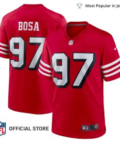 NFL Jersey Men’s San Francisco 49ers Nick Bosa Jersey Scarlet Alternate Game Jersey